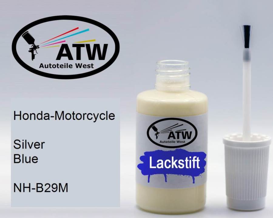 Honda-Motorcycle, Silver Blue, NH-B29M: 20ml Lackstift, von ATW Autoteile West.